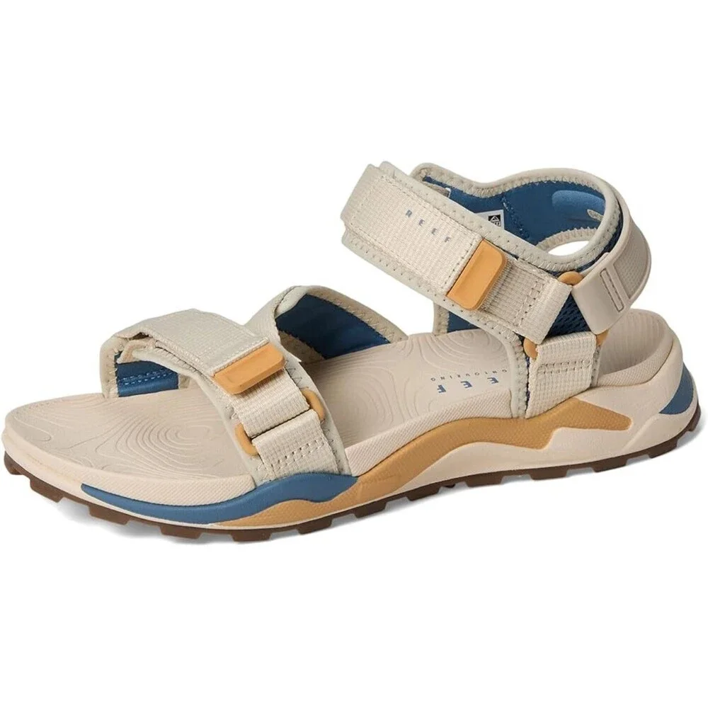 Reef Cross Shore Sandals Men's 12 Tan Wheat Open Toe Adjustable Strap ZOGG1795